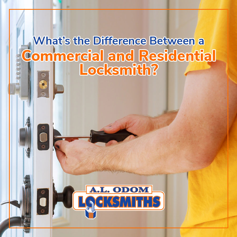 What’s the Difference Between a Commercial and Residential Locksmith?