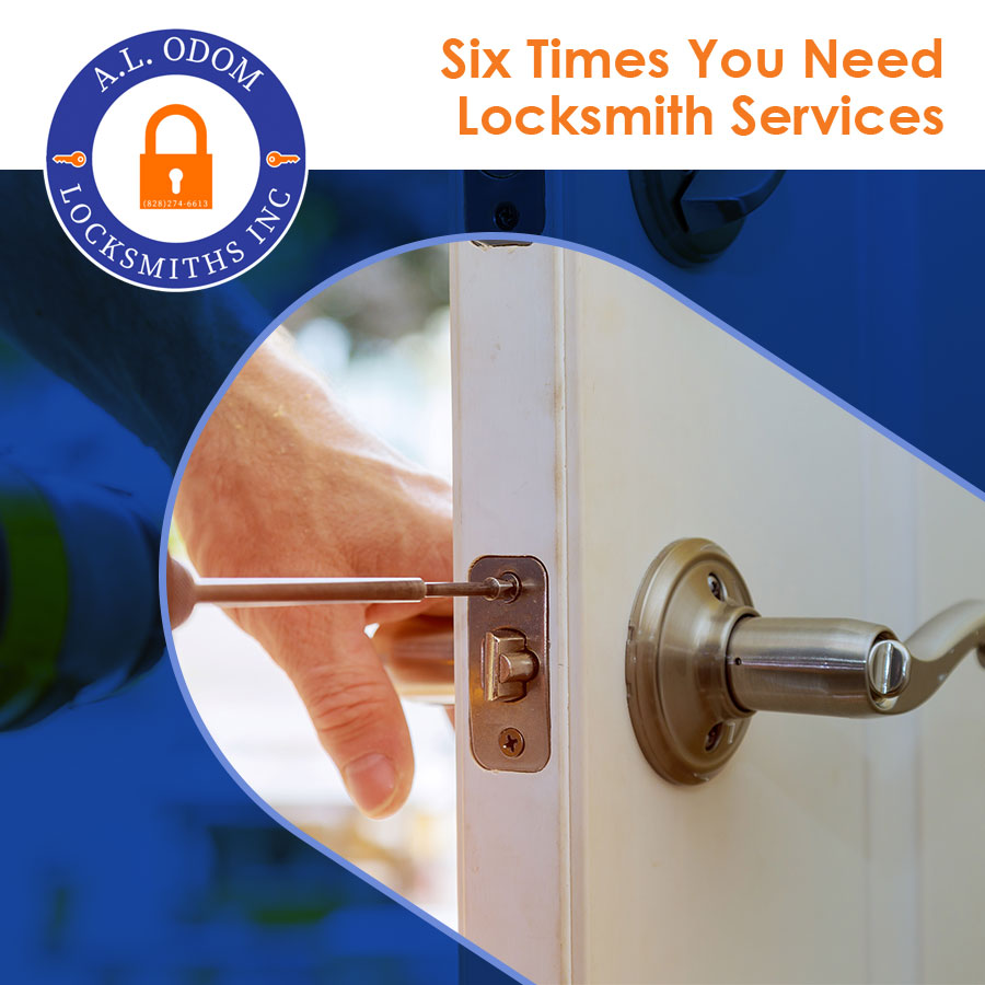 Six Times You Need Locksmith Services