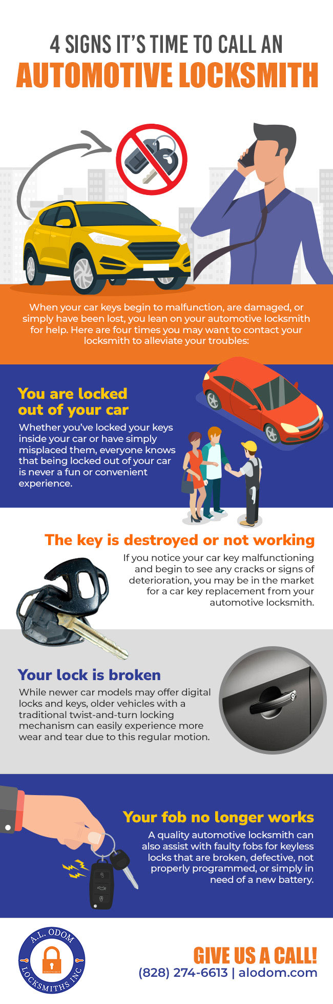 4 Signs It’s Time for to Call an Automotive Locksmith