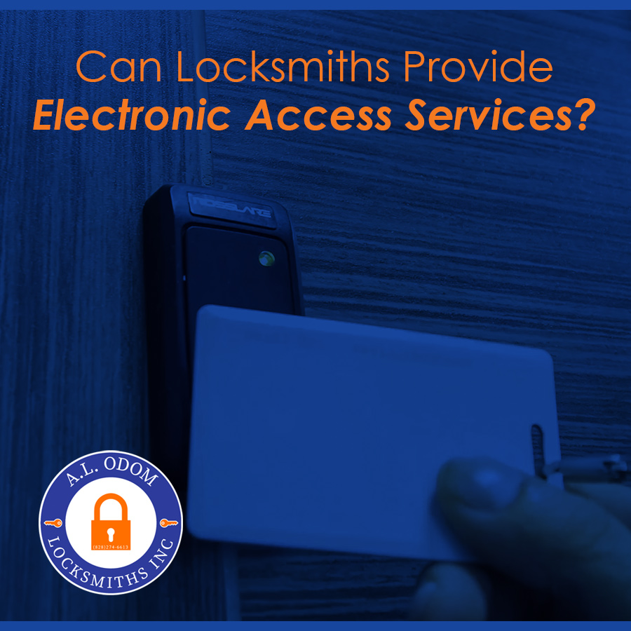 Can Locksmiths Provide Electronic Access Services?